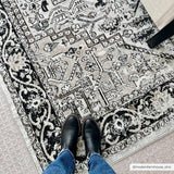 Hauteloom Cabacungan CABAC Black Machine Made Polyester Rug