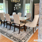 Hauteloom Cabacungan CABAC Black Machine Made Polyester Rug