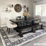 Hauteloom Cabacungan CABAC Black Machine Made Polyester Rug
