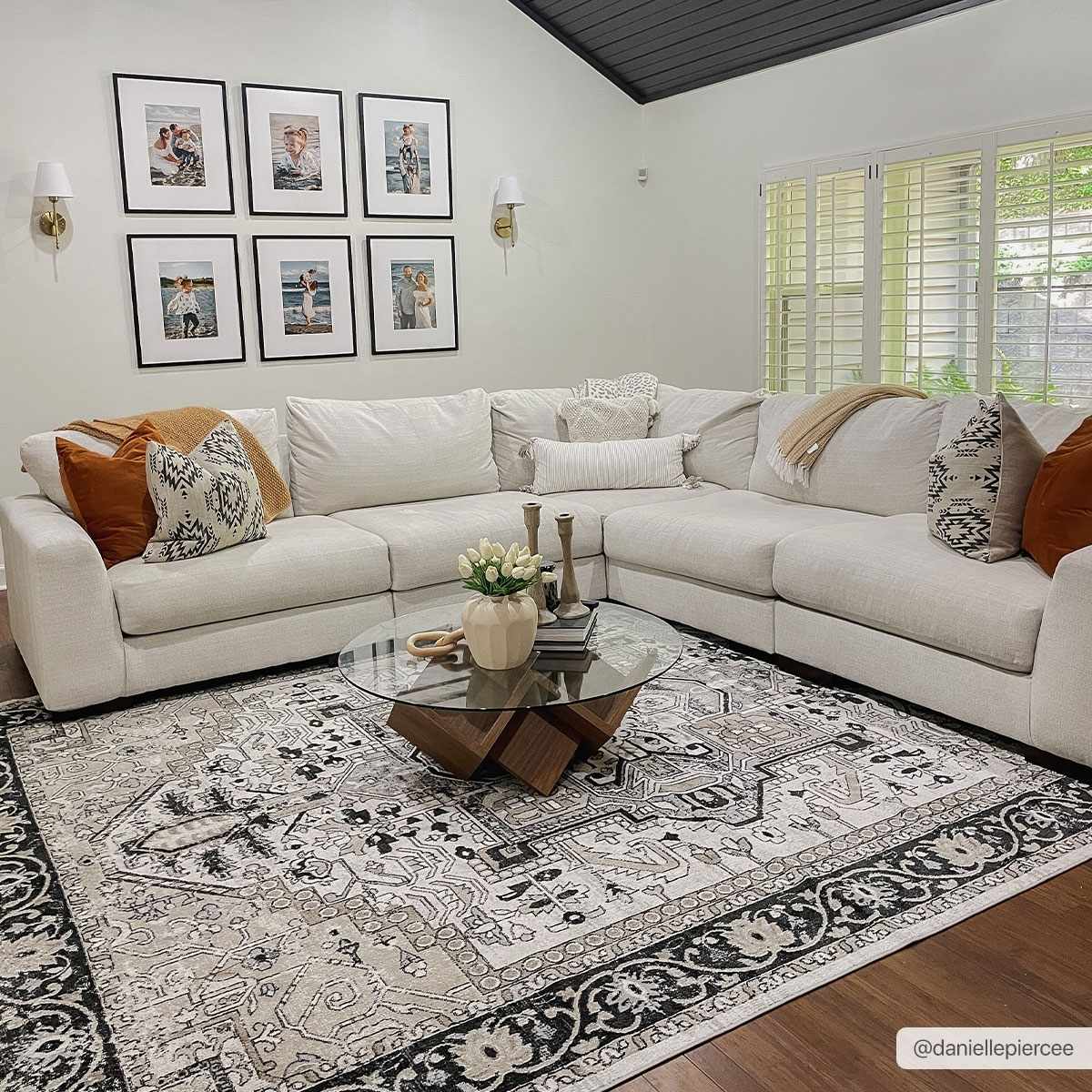 Hauteloom Cabacungan CABAC Black Machine Made Polyester Rug