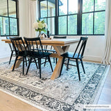 Hauteloom Cabacungan CABAC Black Machine Made Polyester Rug