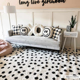 Hauteloom Cansu HRDOCANSAA1 Black Machine Made Polyester Rug