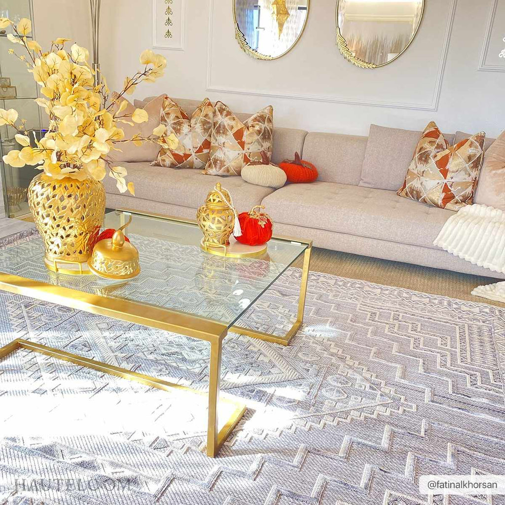 Hauteloom Limited Edition ALYA01 Gray Machine Made Polyester Rug