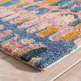 dash albert paint chip da1832 coral hand hooked wool rug