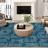 dalyn delano da1 navy rug