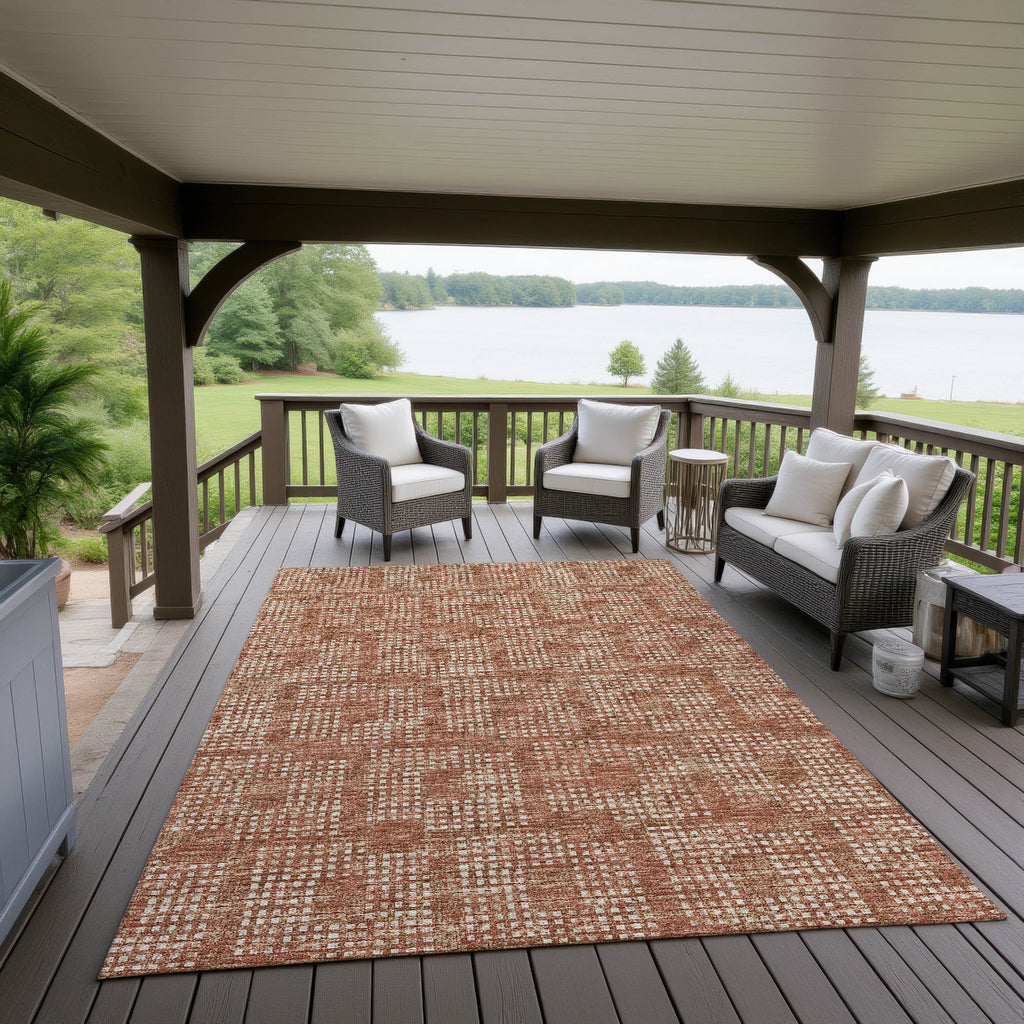 dalyn delano da1 paprika rug