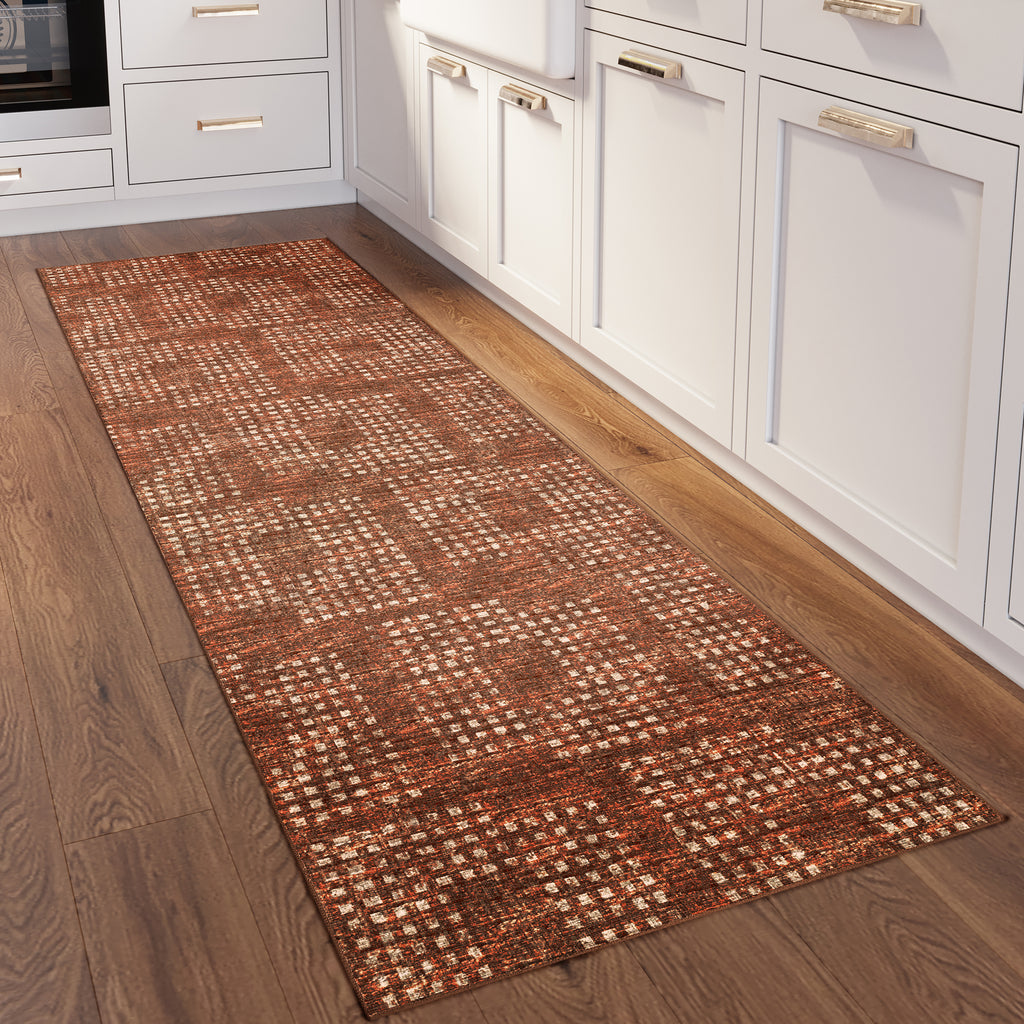 dalyn delano da1 paprika rug