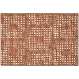 dalyn delano da1 paprika rug