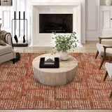 dalyn delano da1 paprika rug