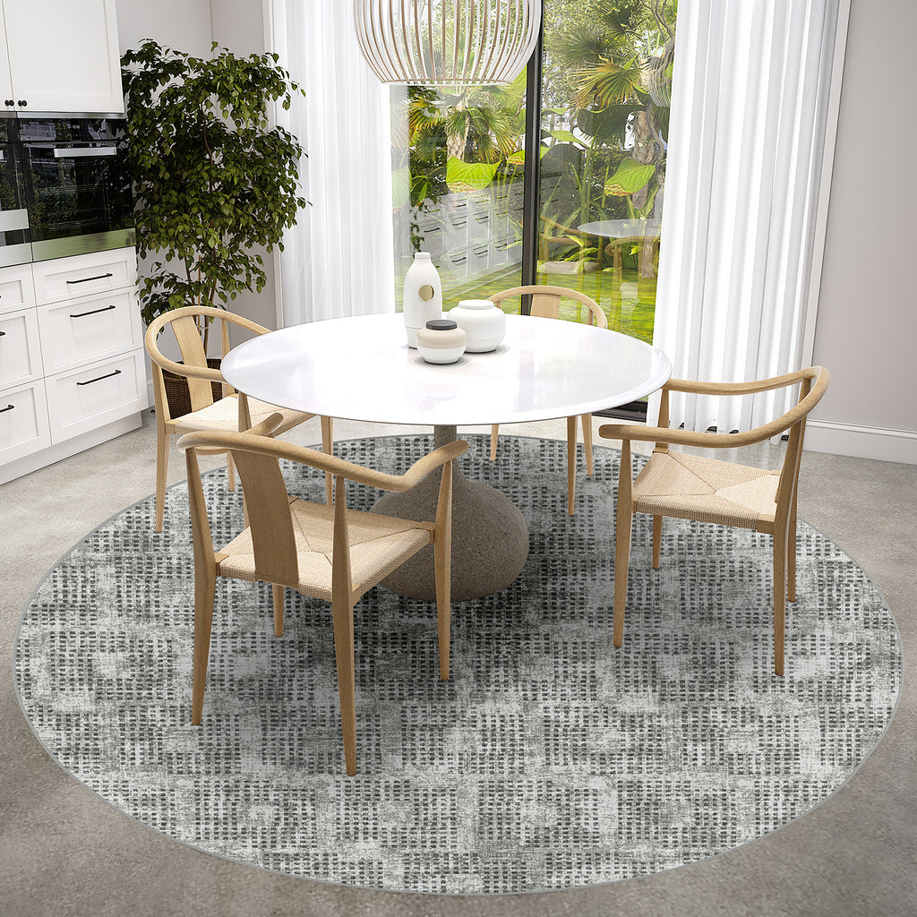 dalyn delano da1 pewter rug