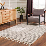 Hauteloom Nava HDEUNAVAHA1 Beige Machine Made Polypropylene Rug
