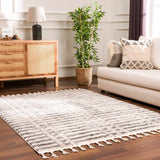 Hauteloom Nava HDEUNAVAHA1 Beige Machine Made Polypropylene Rug