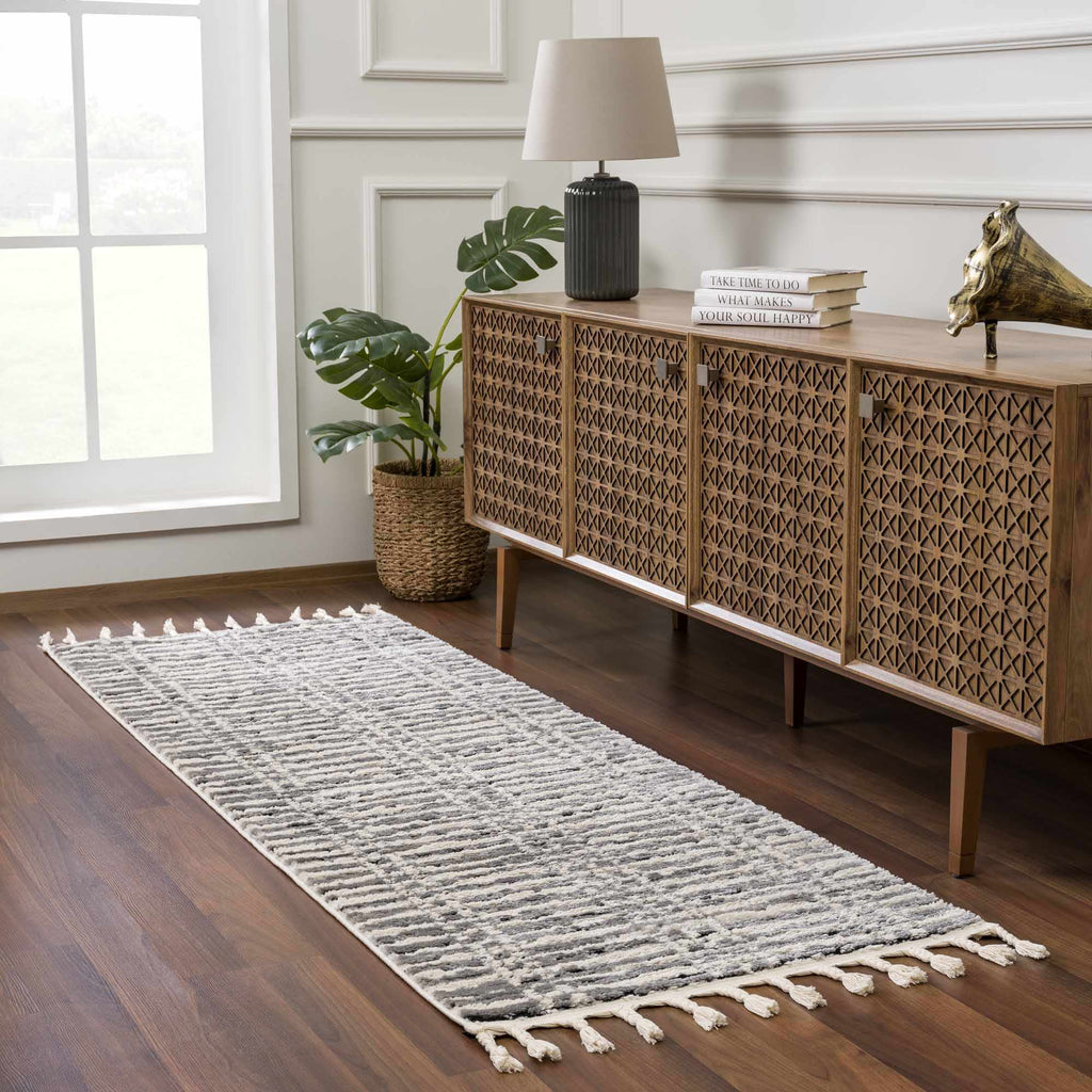 Hauteloom Nava HDEUNAVAHA1 Beige Machine Made Polypropylene Rug