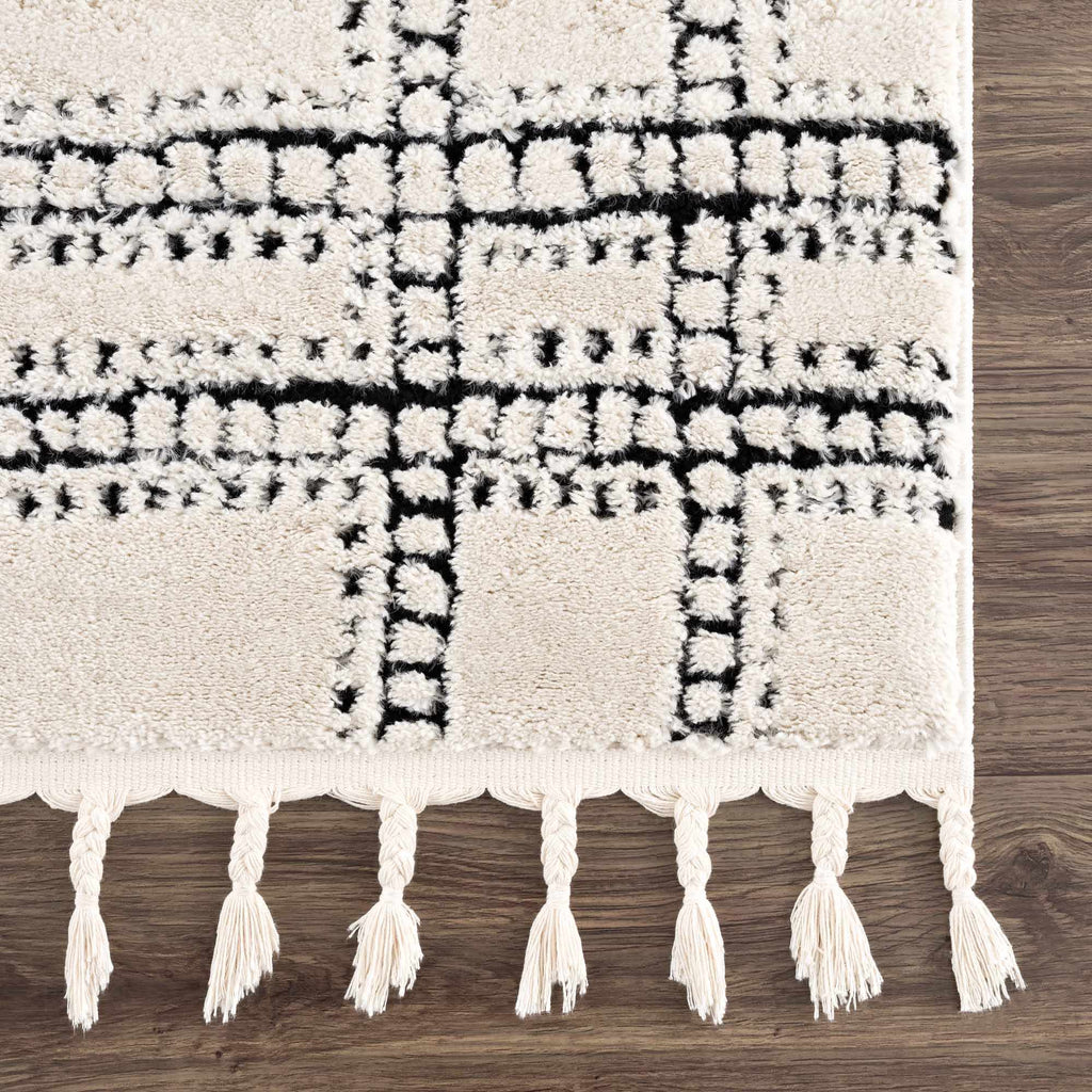 Hauteloom Ryuu HDEURYUU8A1 Beige Machine Made Polypropylene Rug