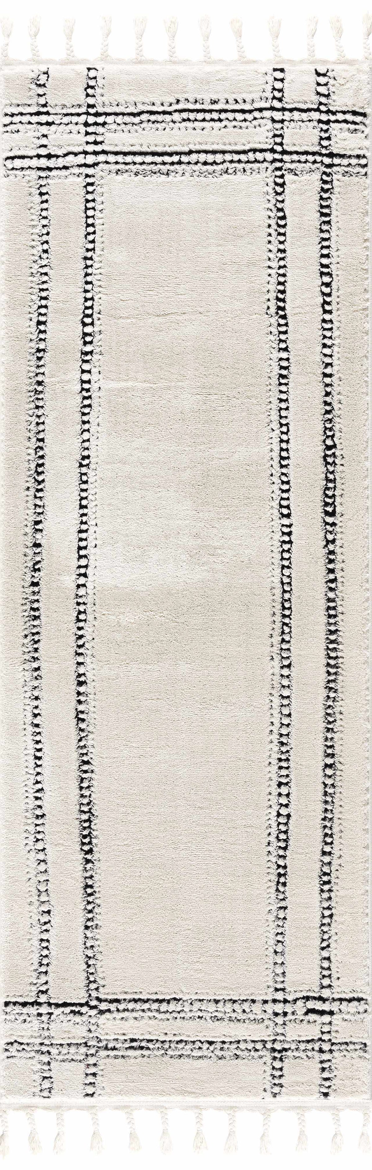 Hauteloom Ryuu HDEURYUU8A1 Beige Machine Made Polypropylene Rug