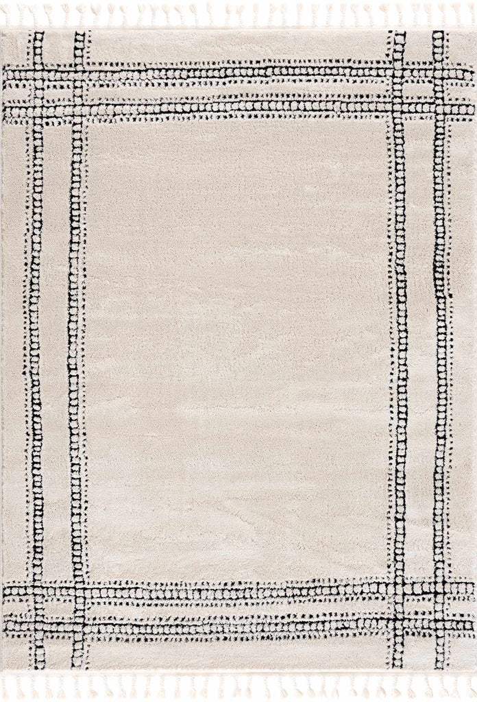 Hauteloom Ryuu HDEURYUU8A1 Beige Machine Made Polypropylene Rug