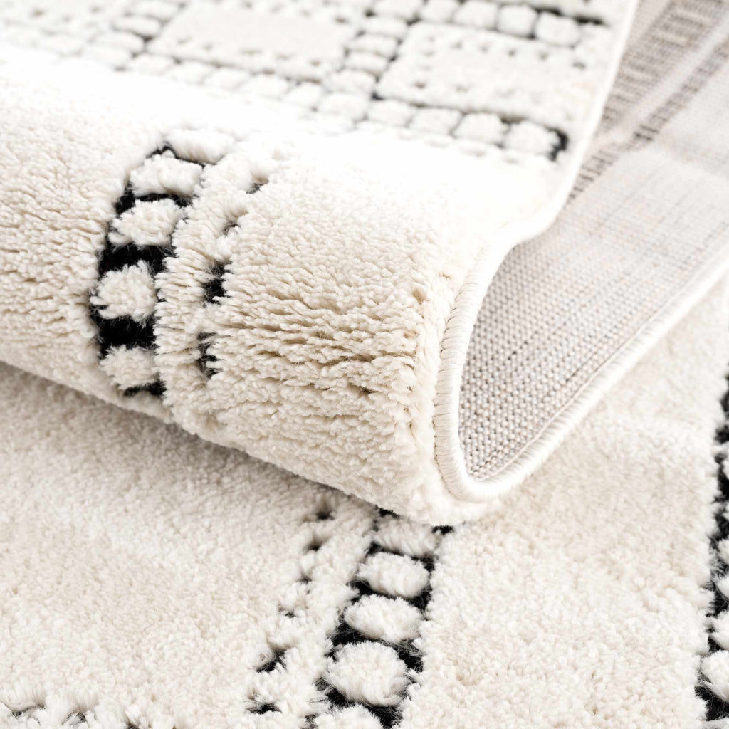 Hauteloom Ryuu HDEURYUU8A1 Beige Machine Made Polypropylene Rug