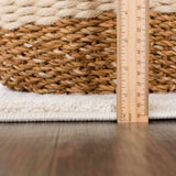 Hauteloom Ryuu HDEURYUU8A1 Beige Machine Made Polypropylene Rug