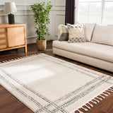 Hauteloom Ryuu HDEURYUU8A1 Beige Machine Made Polypropylene Rug