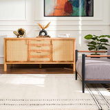 Hauteloom Ryuu HDEURYUU8A1 Beige Machine Made Polypropylene Rug