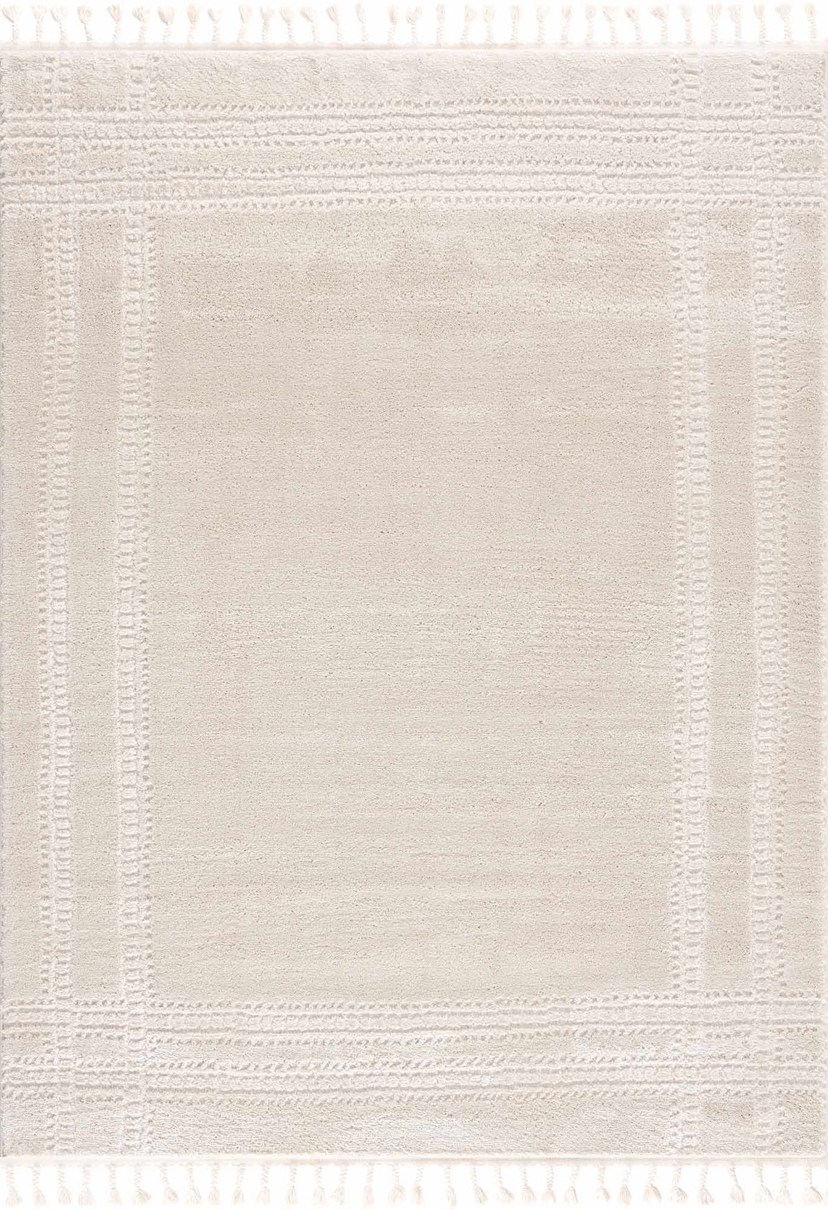 Hauteloom Ryuu HDEURYUU8A3 Beige Machine Made Polypropylene Rug