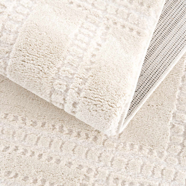 Hauteloom Ryuu HDEURYUU8A3 Beige Machine Made Polypropylene Rug