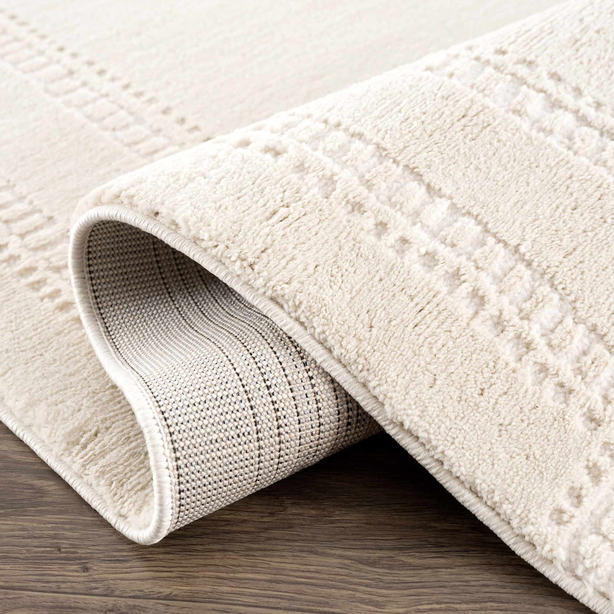 Hauteloom Ryuu HDEURYUU8A3 Beige Machine Made Polypropylene Rug