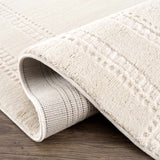 Hauteloom Ryuu HDEURYUU8A3 Beige Machine Made Polypropylene Rug