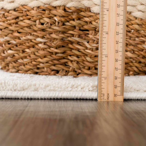 Hauteloom Ryuu HDEURYUU8A3 Beige Machine Made Polypropylene Rug