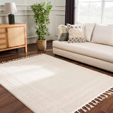 Hauteloom Ryuu HDEURYUU8A3 Beige Machine Made Polypropylene Rug