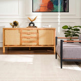 Hauteloom Ryuu HDEURYUU8A3 Beige Machine Made Polypropylene Rug