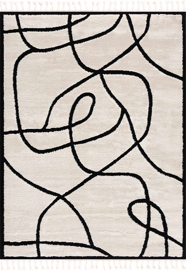 Hauteloom Azana HDEUAZANAA1 Beige Machine Made Polypropylene Rug