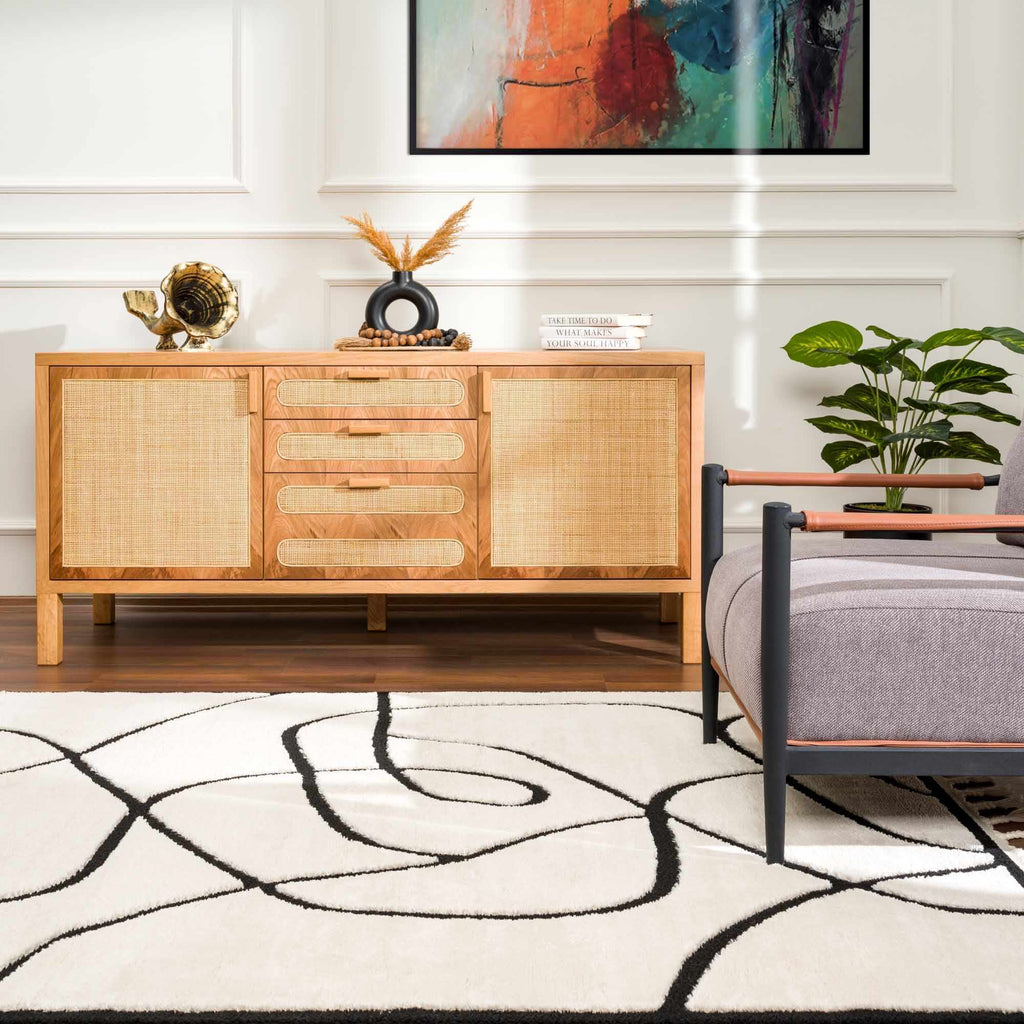 Hauteloom Azana HDEUAZANAA1 Beige Machine Made Polypropylene Rug