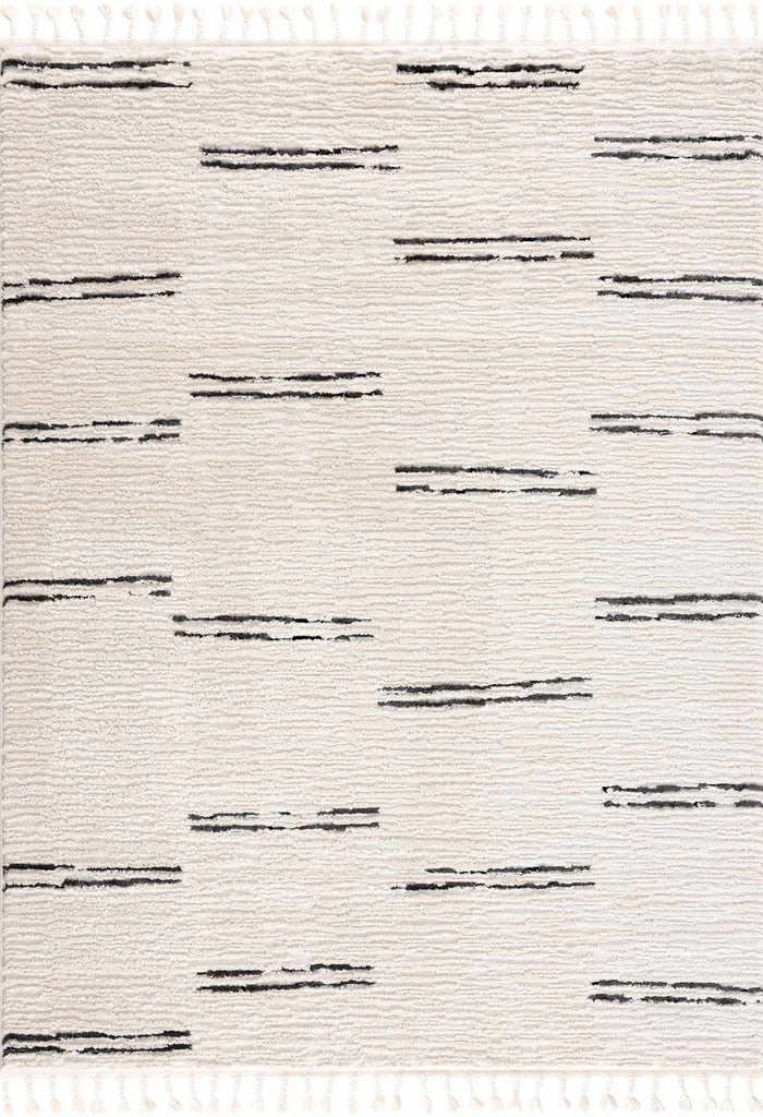 Hauteloom Riad HDEURIAD8A1 Beige Machine Made Polypropylene Rug