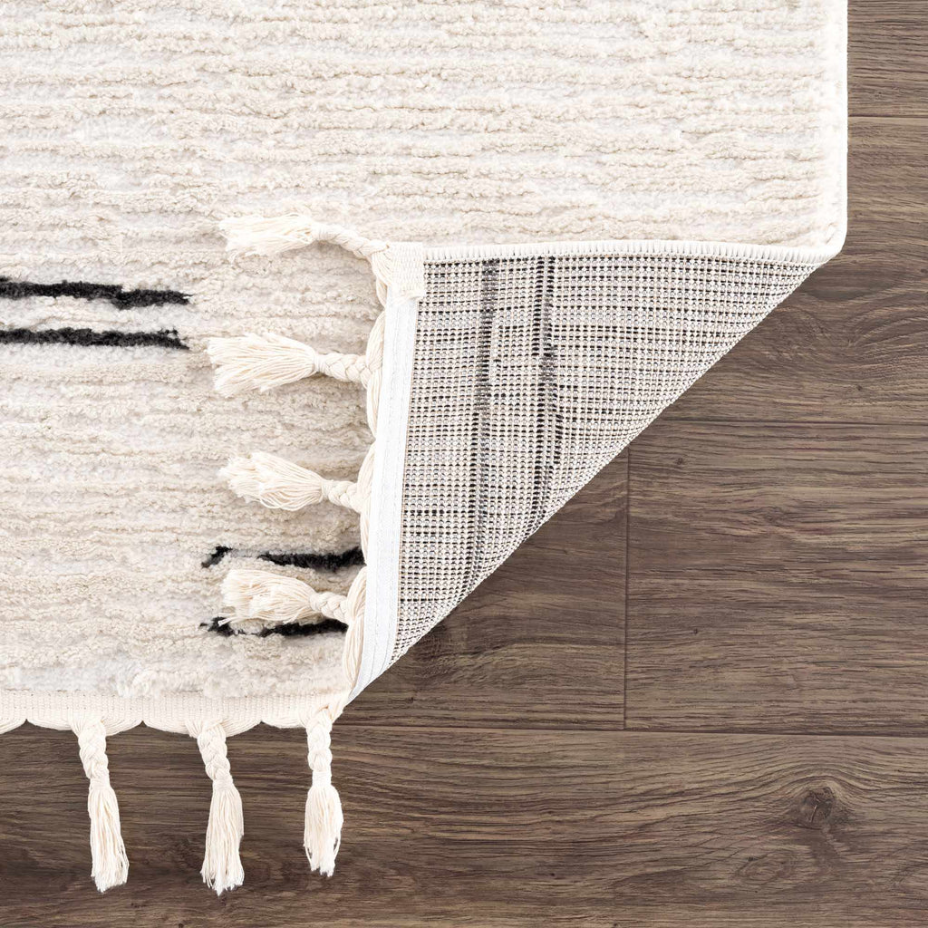 Hauteloom Riad HDEURIAD8A1 Beige Machine Made Polypropylene Rug