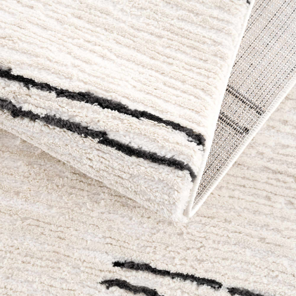 Hauteloom Riad HDEURIAD8A1 Beige Machine Made Polypropylene Rug
