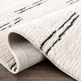 Hauteloom Riad HDEURIAD8A1 Beige Machine Made Polypropylene Rug