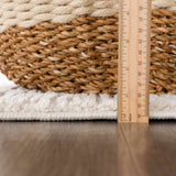 Hauteloom Riad HDEURIAD8A1 Beige Machine Made Polypropylene Rug