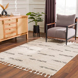 Hauteloom Riad HDEURIAD8A1 Beige Machine Made Polypropylene Rug