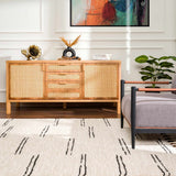 Hauteloom Riad HDEURIAD8A1 Beige Machine Made Polypropylene Rug