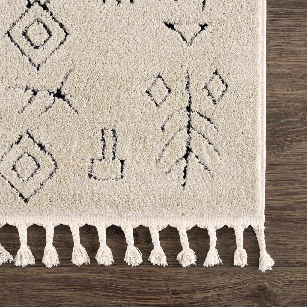 Hauteloom Thian TZFQTA1 Beige Machine Made Polypropylene Rug