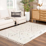 Hauteloom Thian TZFQTA1 Beige Machine Made Polypropylene Rug