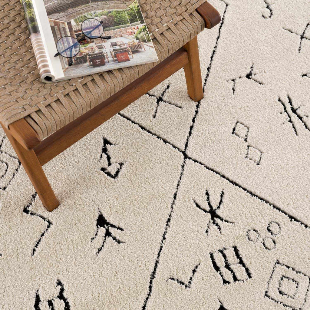 Hauteloom Thian TZFQTA1 Beige Machine Made Polypropylene Rug