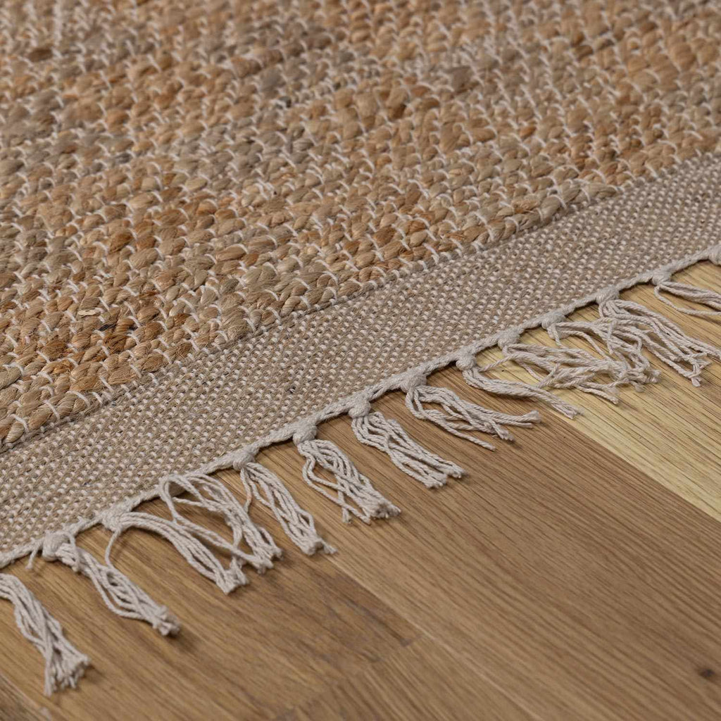 Hauteloom Ionut SDMBIONUTA1 Light Brown Woven/Flatwoven Jute Rug