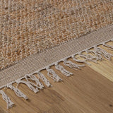 Hauteloom Ionut SDMBIONUTA1 Light Brown Woven/Flatwoven Jute Rug