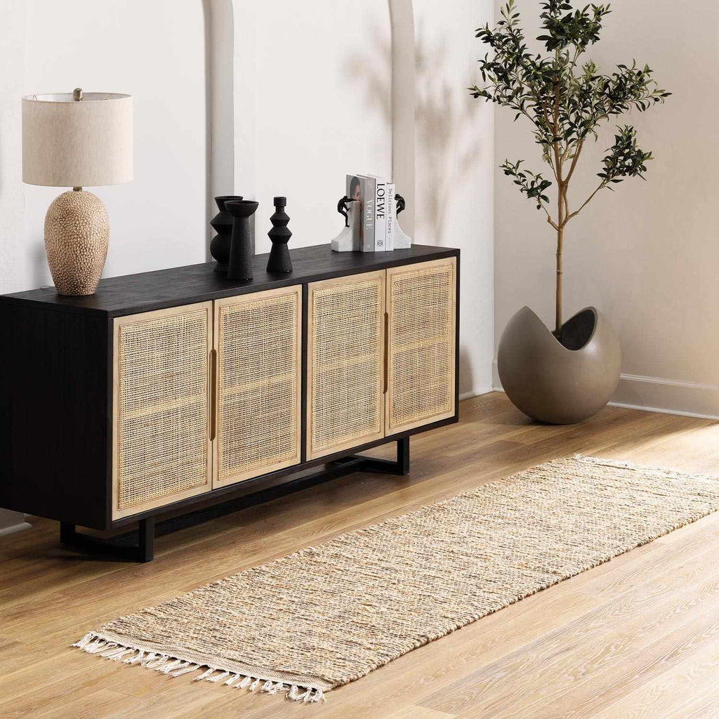 Hauteloom Ionut SDMBIONUTA1 Light Brown Woven/Flatwoven Jute Rug