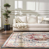 Hauteloom Brend HJPTBRENAA3 Navy Machine Made Polypropylene Rug