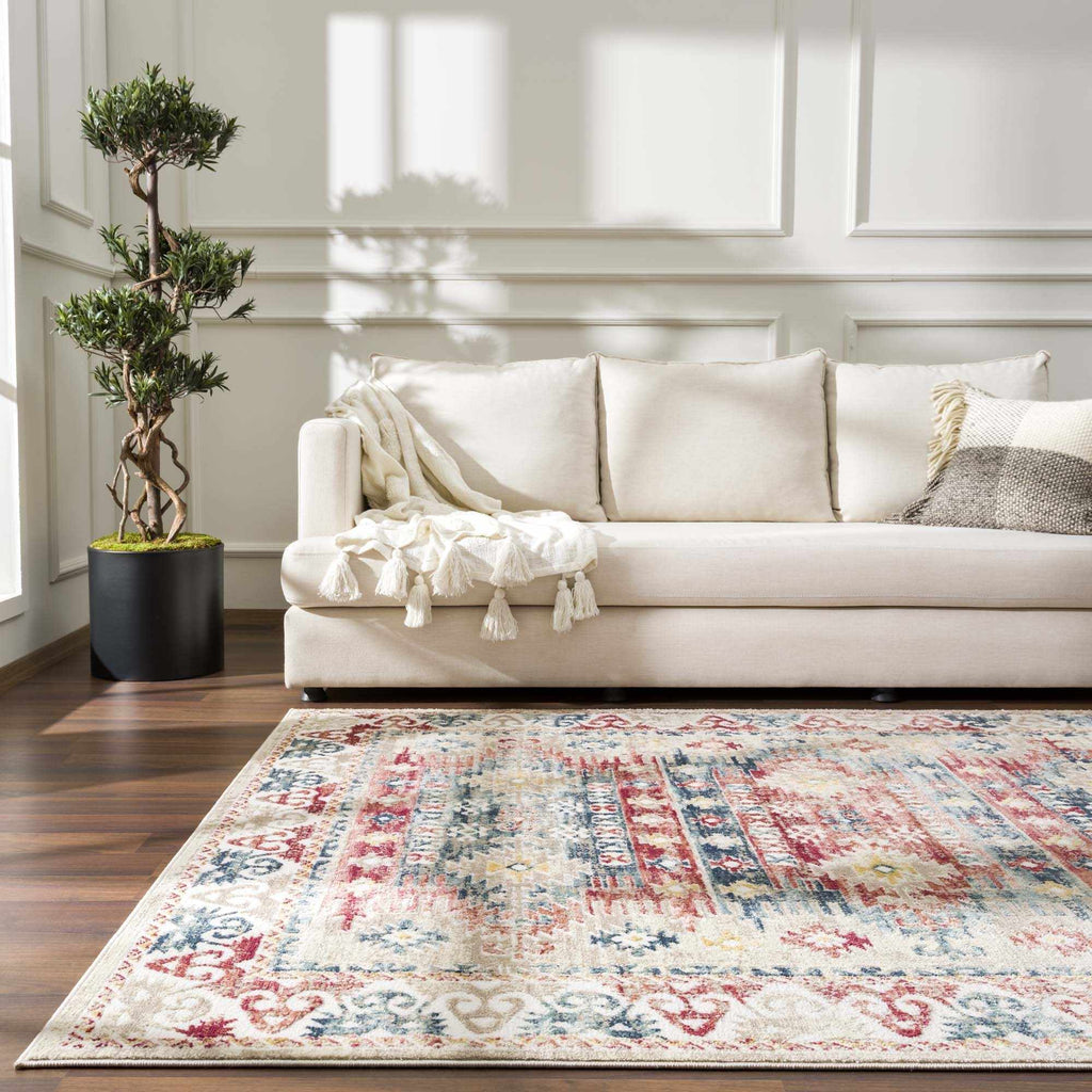 Hauteloom Bindi HJPTBINDIA1 Blue Machine Made Polypropylene Rug