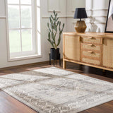 Hauteloom Brend HJPTBRENAA2 Cream Machine Made Polypropylene Rug