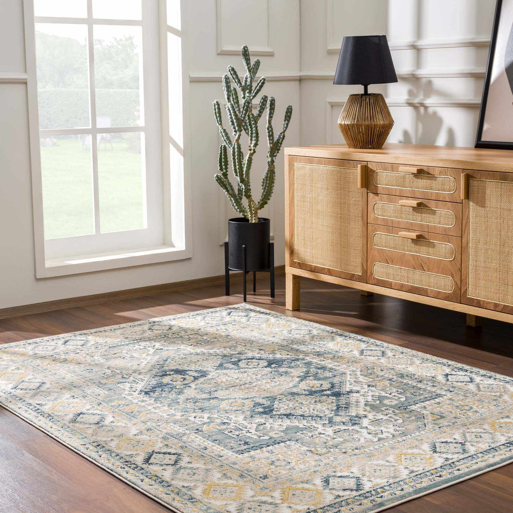 Hauteloom Brend HJPTBRENAA1 Beige Machine Made Polypropylene Rug
